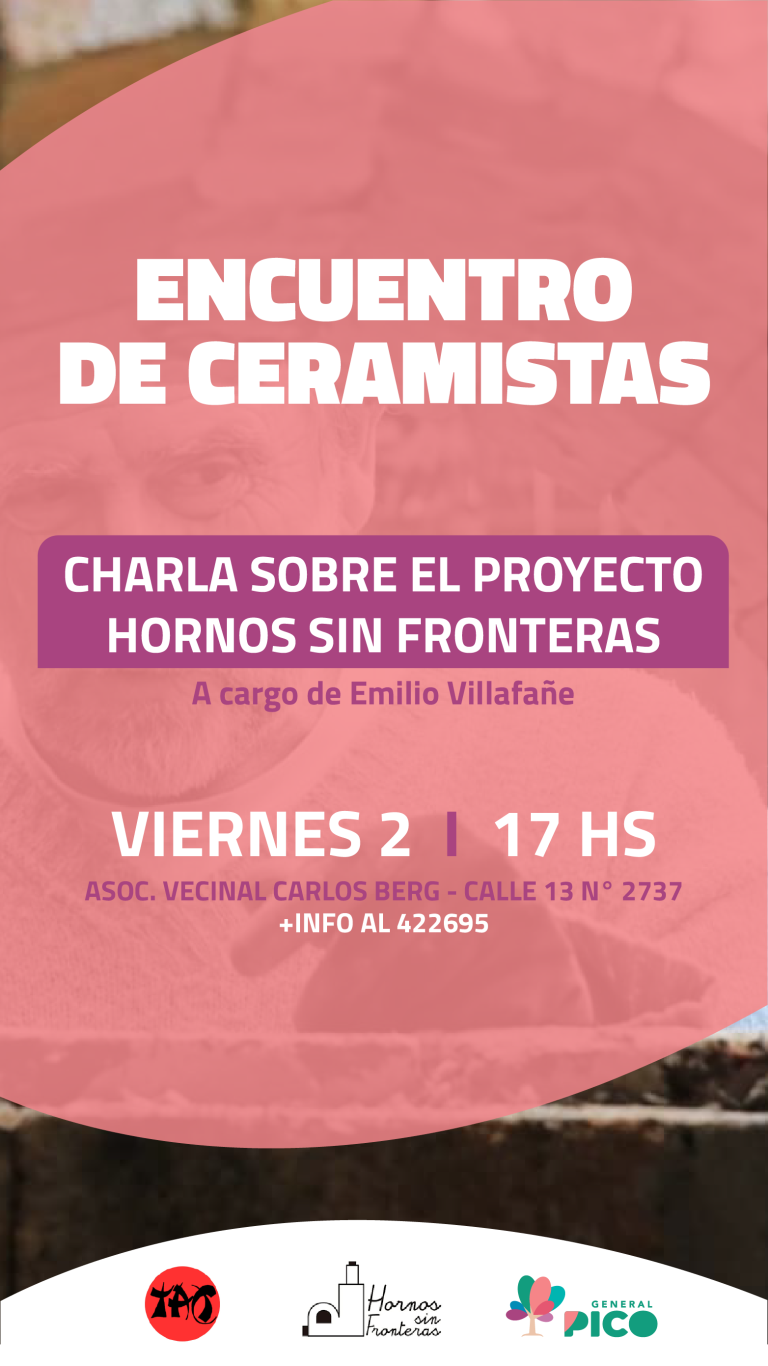 Encuentro de ceramistas en General Pico: construyendo un horno comunitario