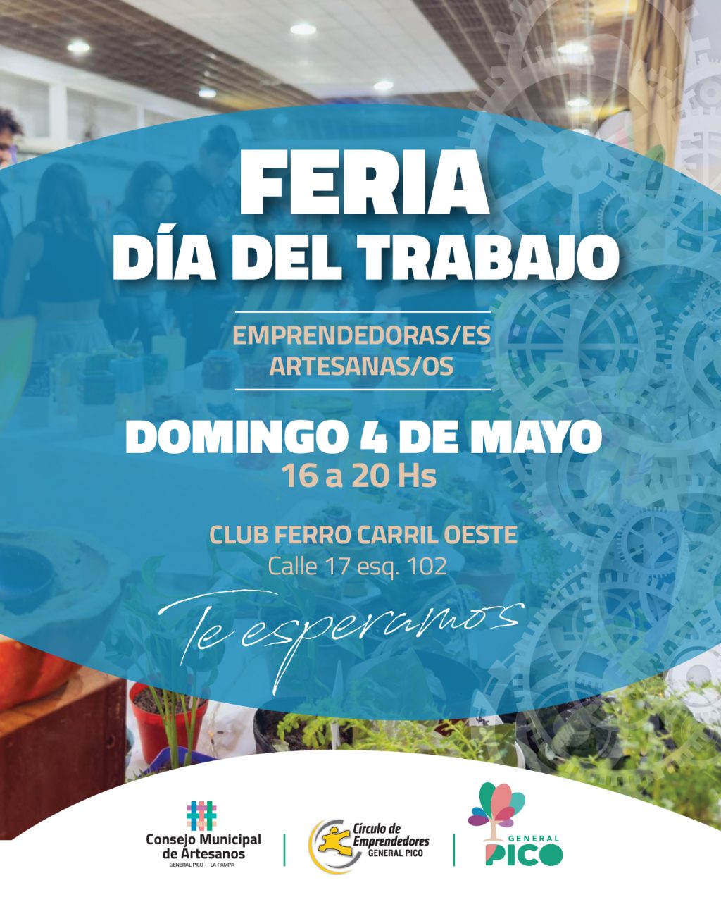 Feria del Día del Trabajo en el Club Ferro Carril Oeste este domingo