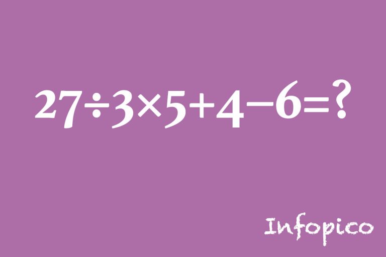 Reto del día: resuelve este problema matemático en 6 segundos