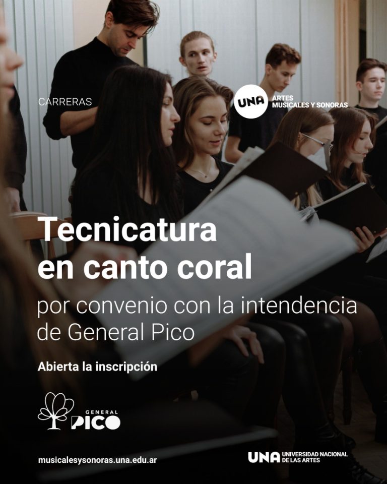 Abrieron inscripciones para la Tecnicatura en Canto Coral de la Universidad Nacional de las Artes