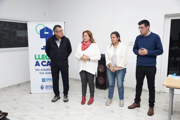 Presentaron en General Pico el programa “Llegar a casa” con créditos para construir viviendas
