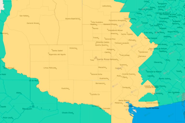 Alerta meteorológica en La Pampa: se esperan lluvias intensas y tormentas aisladas