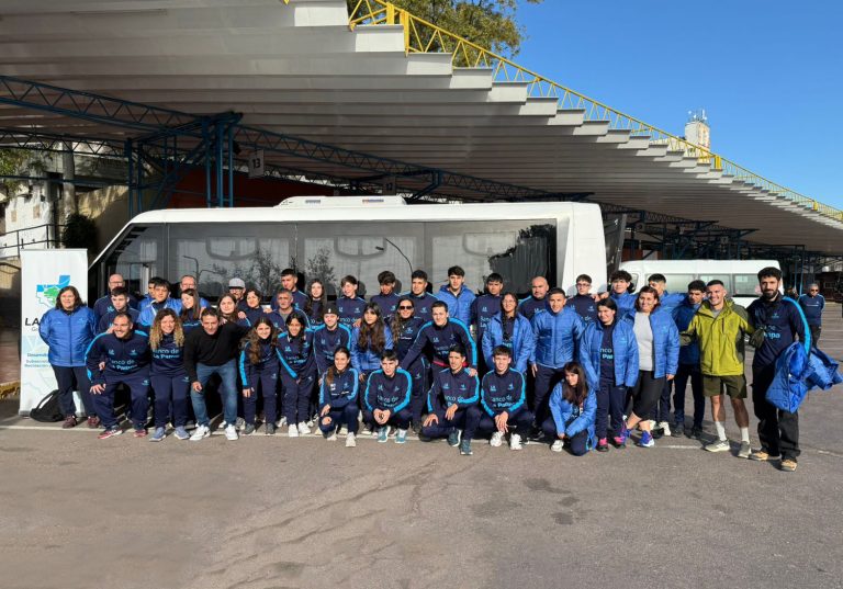 Juegos Patagónicos “Unificados”: La Pampa partió a Río Negro