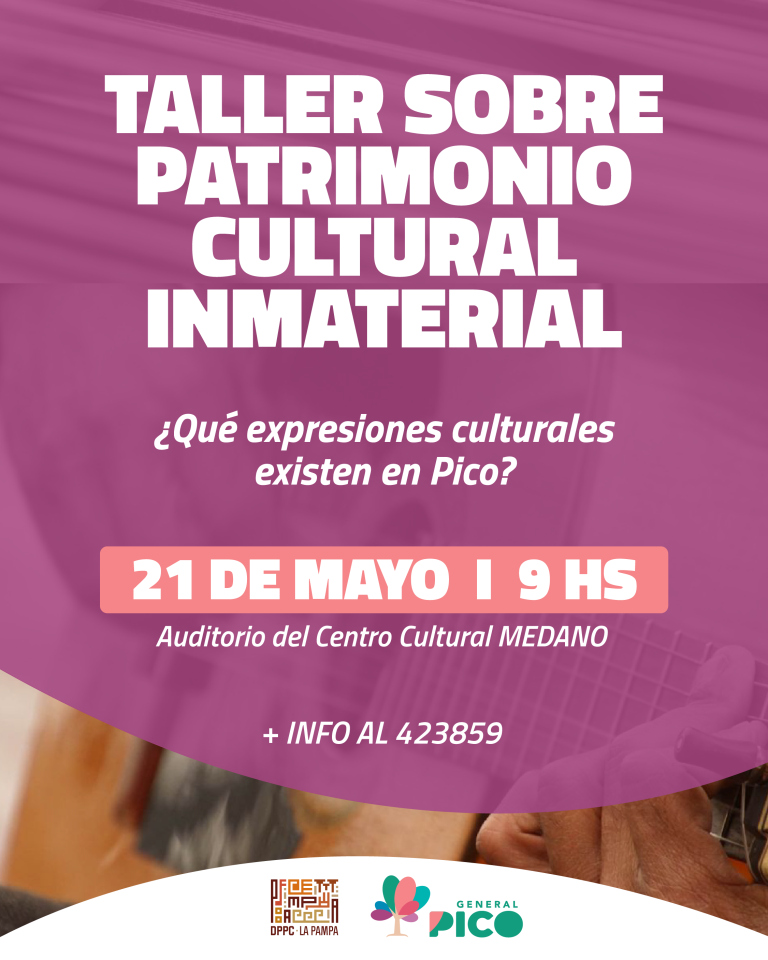 Taller sobre patrimonio cultural inmaterial en General Pico