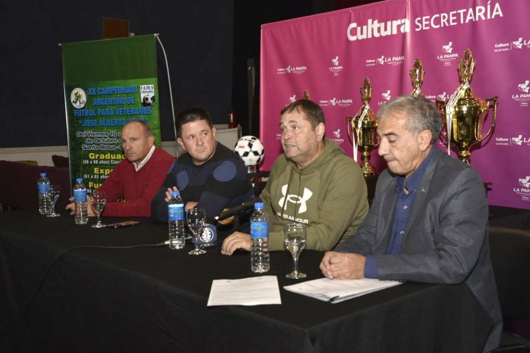 La Pampa será sede del XX Campeonato Argentino de Fútbol para Veteranos