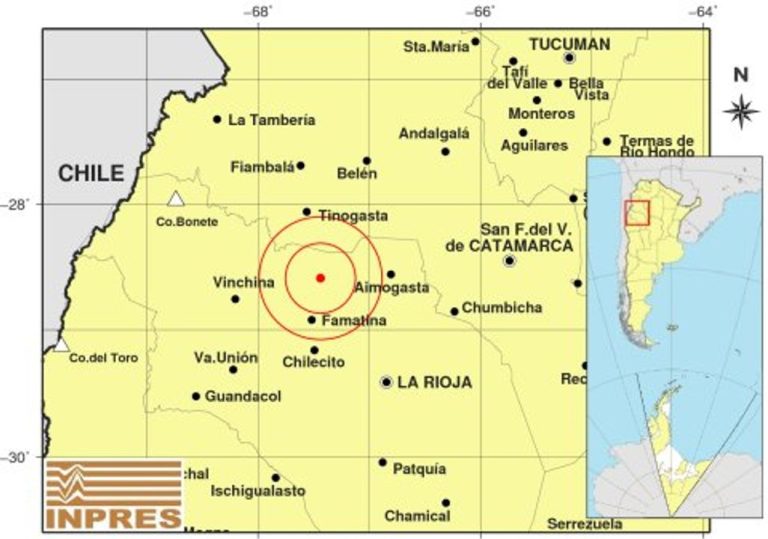 Fuerte temblor en La Rioja: se sintió en otras provincias