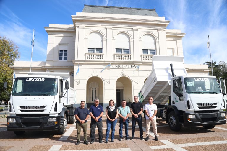 El Municipio de General Pico incorpora dos camiones volcadores para mejorar servicios
