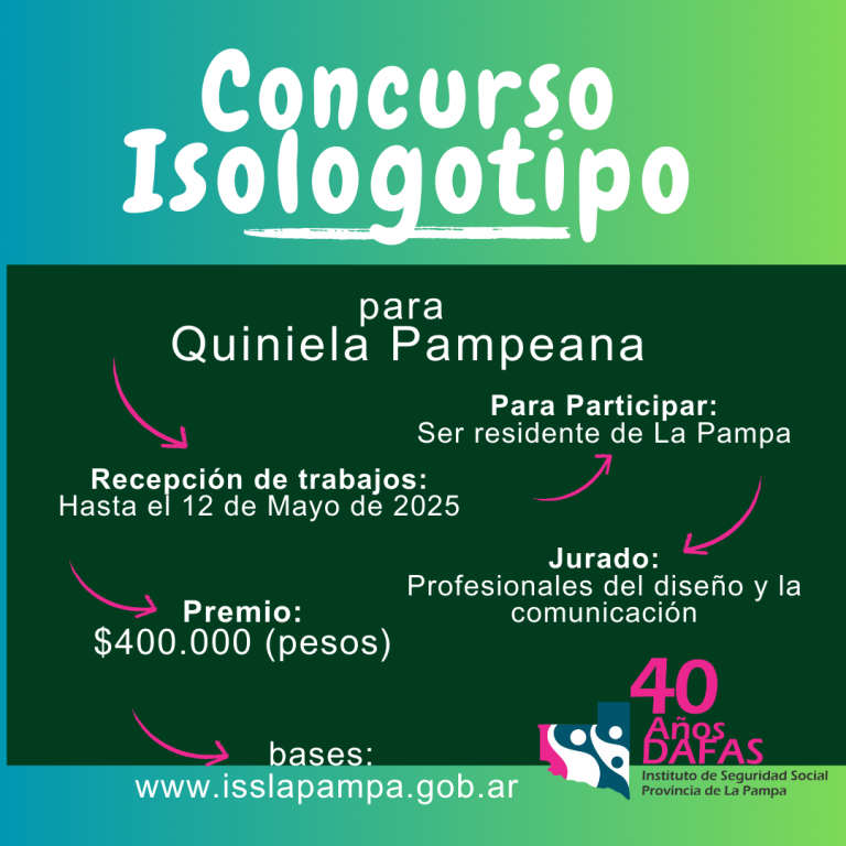 DAFAS convoca a concurso para nuevo isologotipo de Quiniela Pampeana