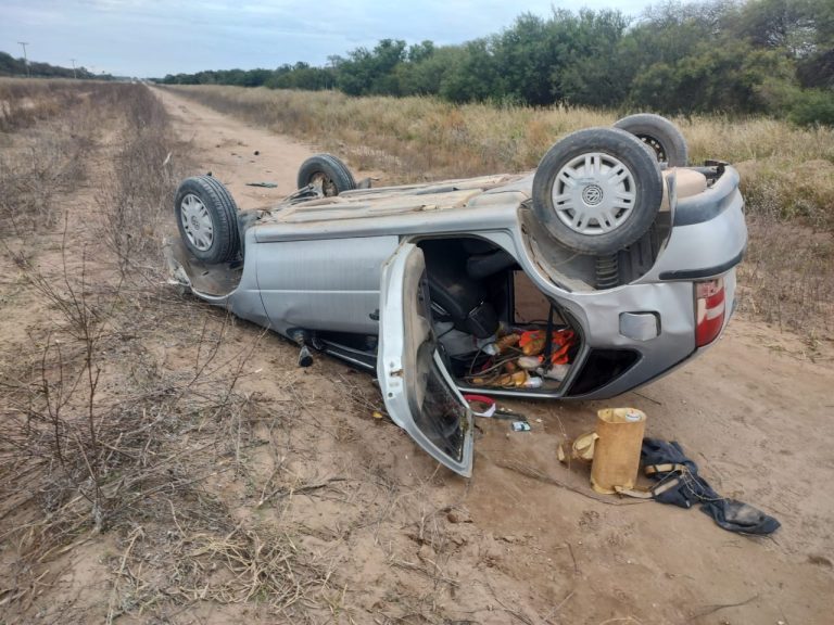 Vuelco en la ruta Provincial 11: dos personas resultaron heridas