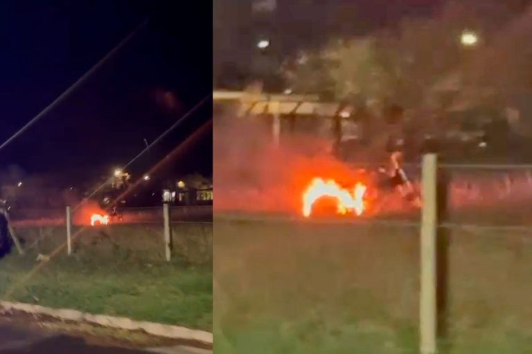 General Pico: roban una motocicleta en Barrio Federal y aparece incendiada en el Don Bosco