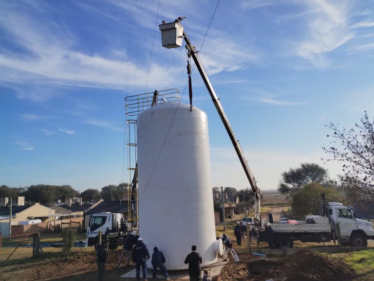 Inversión provincial para mejorar el sistema de agua en Miguel Riglos