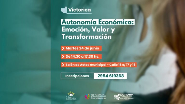 Inscripciones abiertas: taller de desarrollo personal y laboral en Victorica