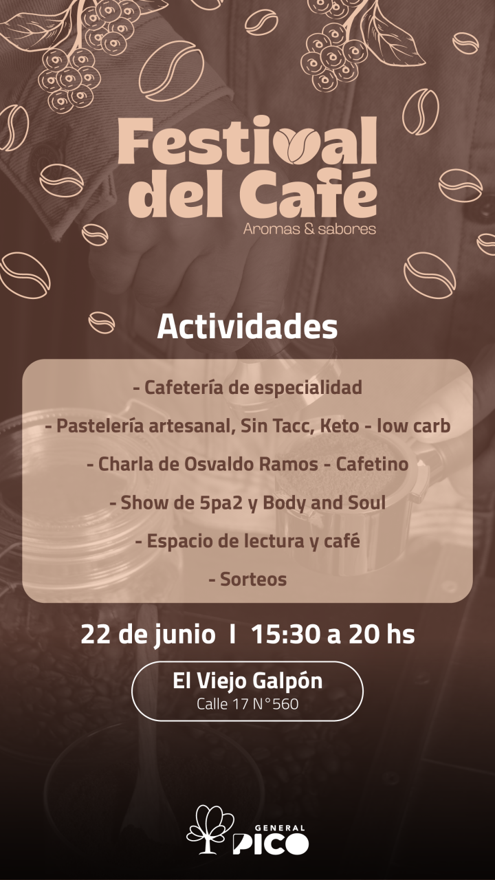 El “Festival del Café” promete una tarde de sabores y música en El Viejo Galpón