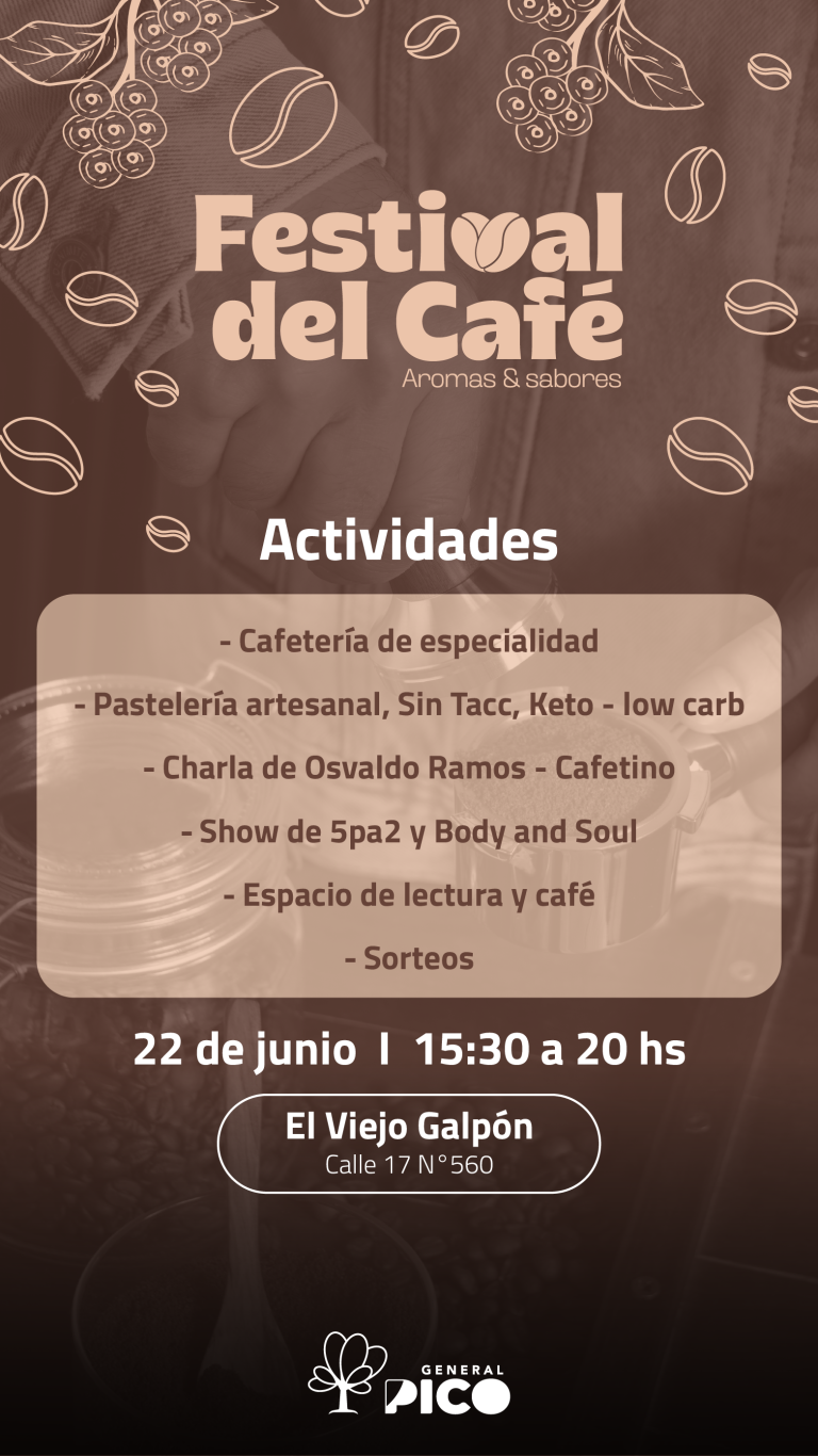 El “Festival del Café” promete una tarde de sabores y música en El Viejo Galpón