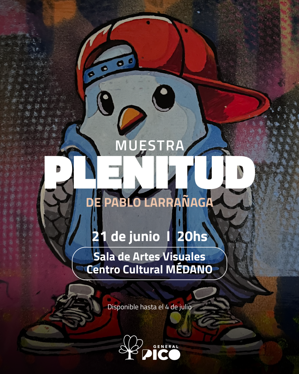 La Municipalidad de General presenta la muestra Plenitud de Pablo Larrañaga en MEDANO
