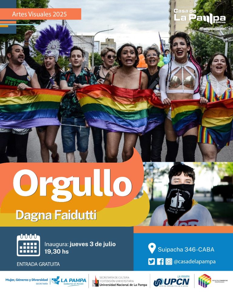 Inauguración de la muestra “Orgullo” y charla-debate en Casa de La Pampa por el Día Internacional del Orgullo LGTBNBQ+
