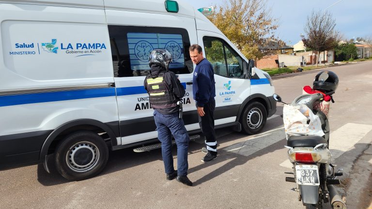 Dos accidentes leves movilizaron a efectivos de la Comisaría Primera