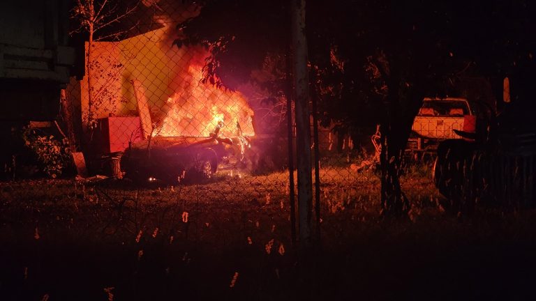 Incendio en General Pico: se prendió fuego un auto en el mismo lugar donde quemaron otros cuatro en 2023