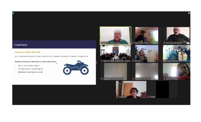 Capacitación virtual para agentes de tránsito en La Pampa