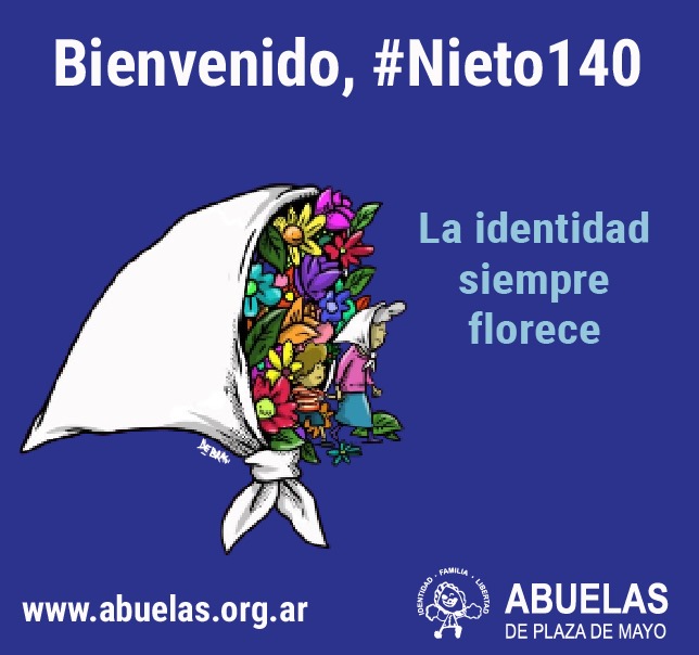 El hallazgo del nieto 140: Un triunfo de las Abuelas contra el olvido