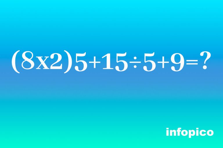 Reto del día: pon a prueba tu mente con este ejercicio matemático en solo 8 segundos