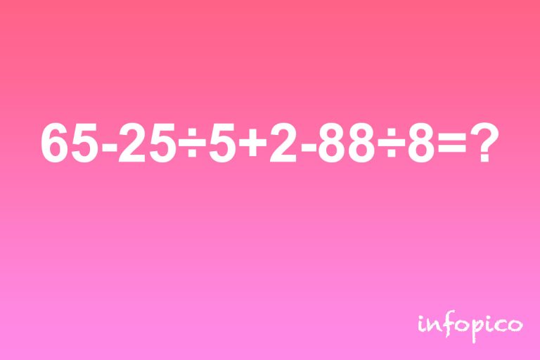 Reto del día: este reto matemático sólo puede ser resuelto antes que se acaben los 8 segundos