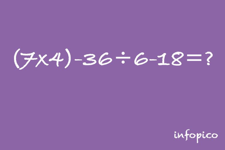 Reto del día: resuelve este problema matematico en 8 segundos
