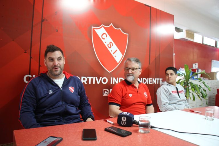 Sportivo Independiente presentó a Agustín Ponissi como nuevo DT: “Buscamos una mayor integración con las inferiores”