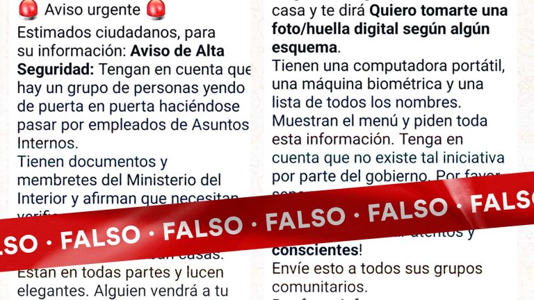 Alerta por mensajes falsos en WhatsApp sobre operativos del INDEC en La Pampa