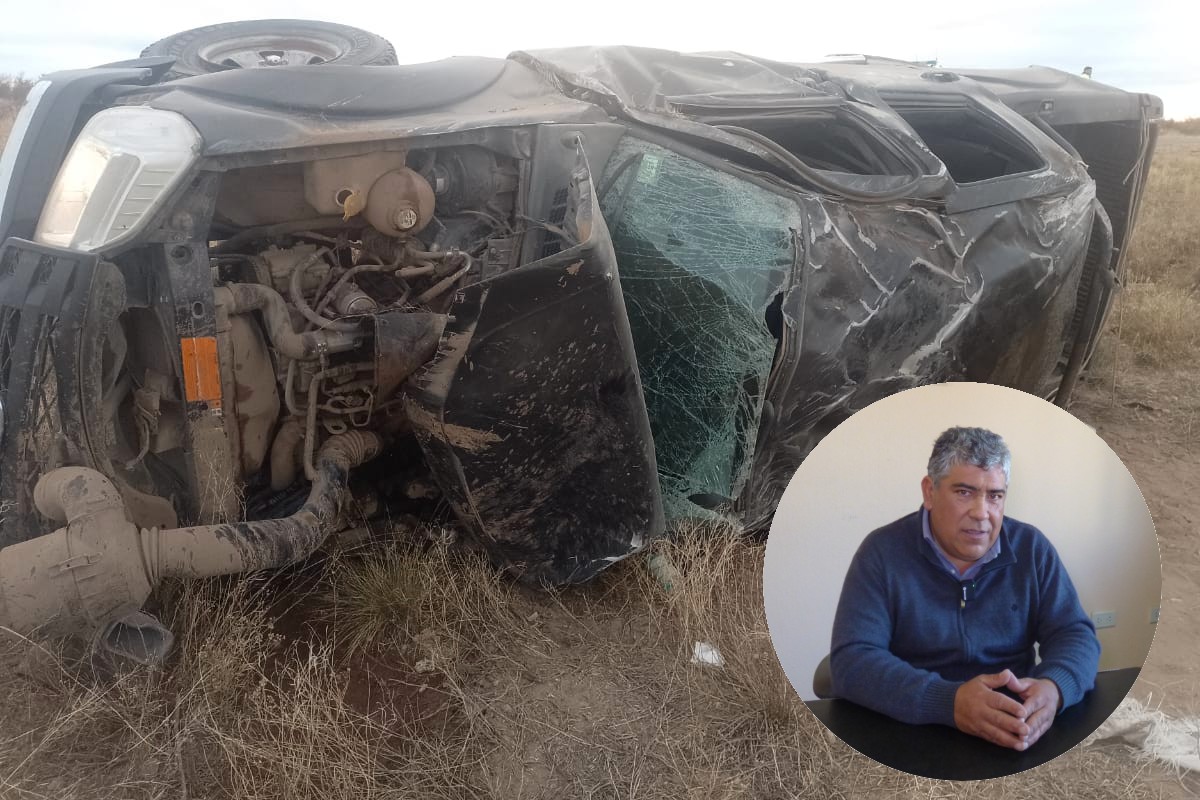 Tragedia en la Ruta 20: murió el presidente de la Comisión de Fomento de Limay Mahuida en un vuelco