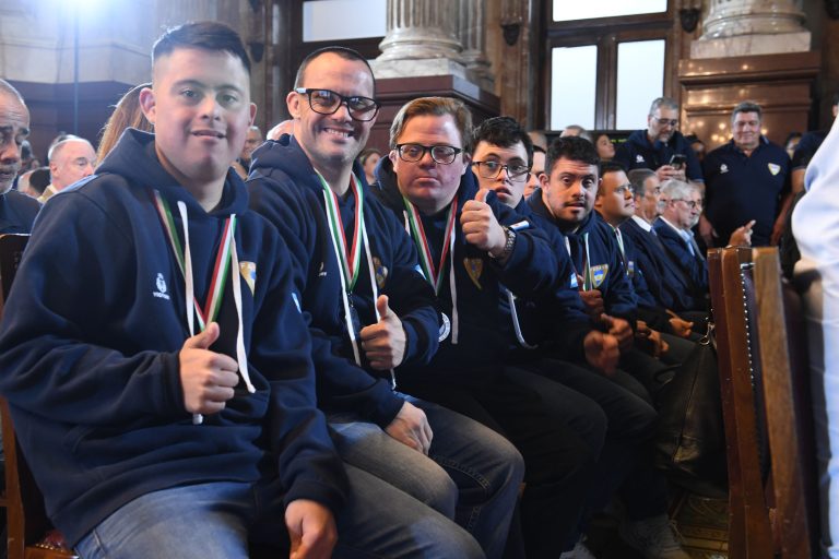 Orgullo pampeano: dos representantes piquenses de la Selección Argentina de Básquet con Síndrome de Down fueron homenajeados en el Senado