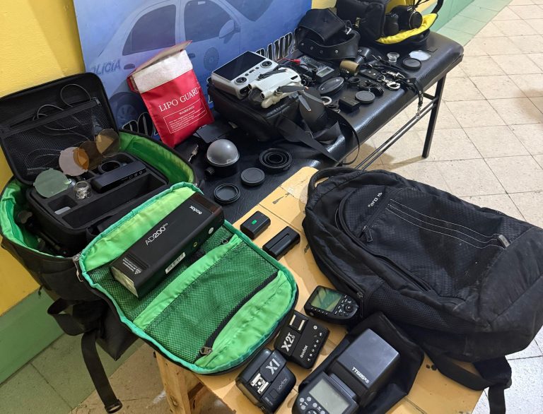 Esclarecen importante robo a un fotógrafo piquense: recuperaron la totalidad de los elementos y hay un detenido