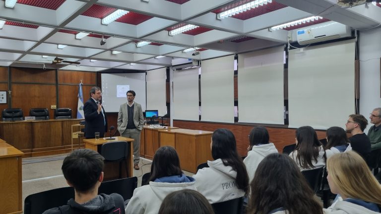 Alumnos del Colegio Luján vivenciaron un juicio oral en General Pico por el programa Educación + Justicia
