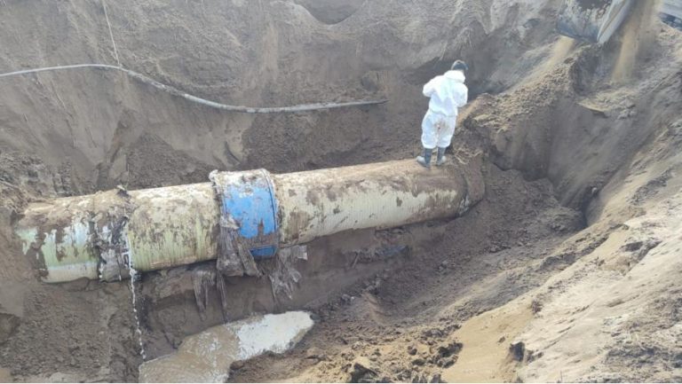 Aguas del Colorado finaliza reparación del acueducto sin interrumpir el suministro en Santa Rosa y Toay