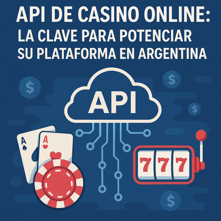 API de casino online: la clave para potenciar su plataforma en Argentina