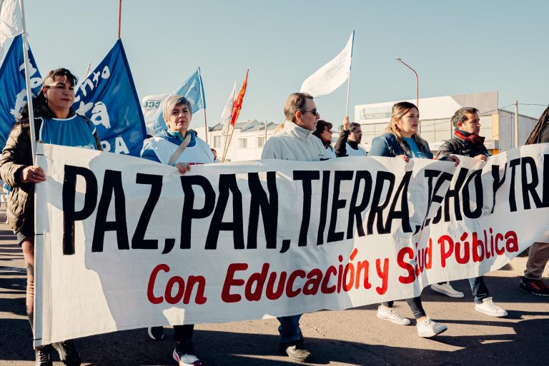 San Cayetano 2025: Gremios se movilizaron en La Pampa por “Paz, Pan, Tierra, Techo y Trabajo”