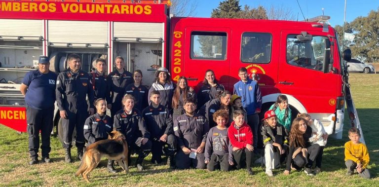 Jornada de concientización en la Reserva Natural: niños y niñas aprendieron sobre prevención de incendios junto a Bomberos