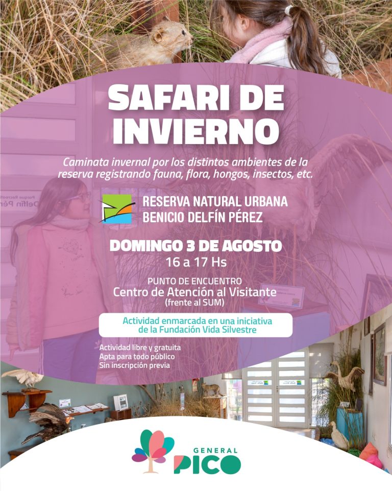 General Pico invita a una caminata por la Reserva Urbana en el marco del Safari de Invierno