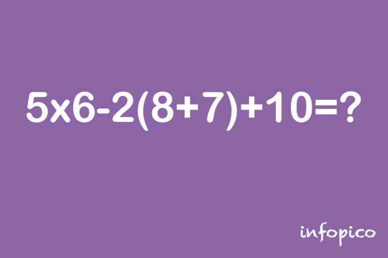 Reto del día: piensa con rapidez y resuelve este ejercicio matemático