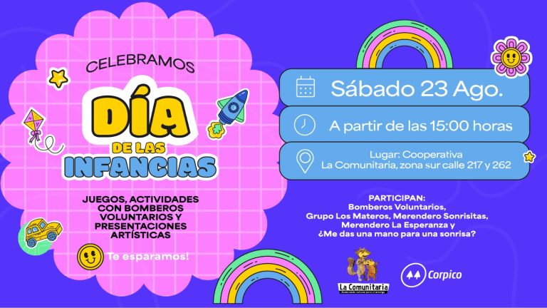 Corpico festeja el Día de las Infancias con un gran evento para toda la familia en barrio Sur