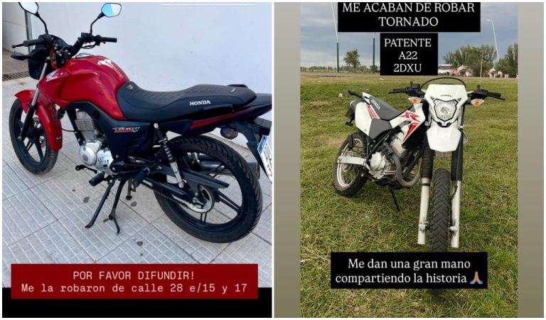 General Pico: Roban dos motos de alta cilindrada en pocos minutos