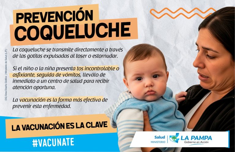 Confirmados casos de tos convulsa en General Pico: recomendaciones de salud