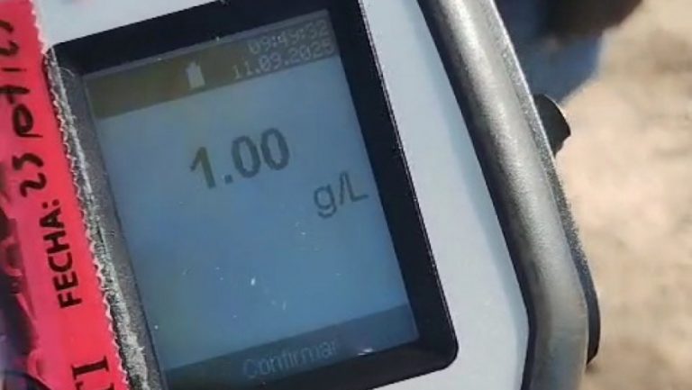 Se detectó otro caso de alcoholemia positiva en rutas pampeanas