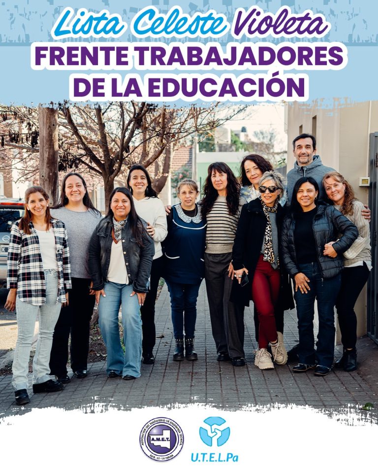 Fuerte respaldo docente: UTELPa y AMET oficializan su lista de unidad para los Tribunales de Clasificación