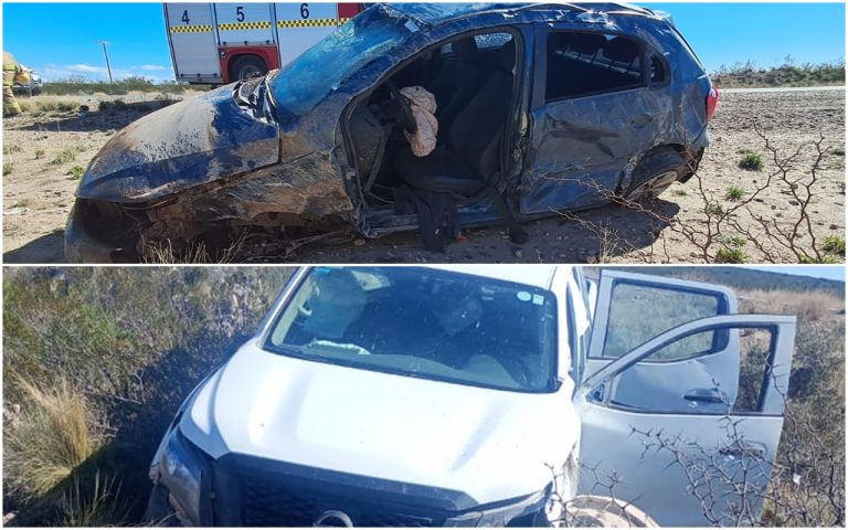 Accidente en la Ruta 151: una docente y un hombre resultaron heridos tras un choque