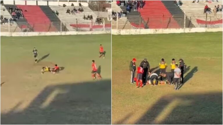 Condenaron a un futbolista con prisión efectiva por golpear a un árbitro
