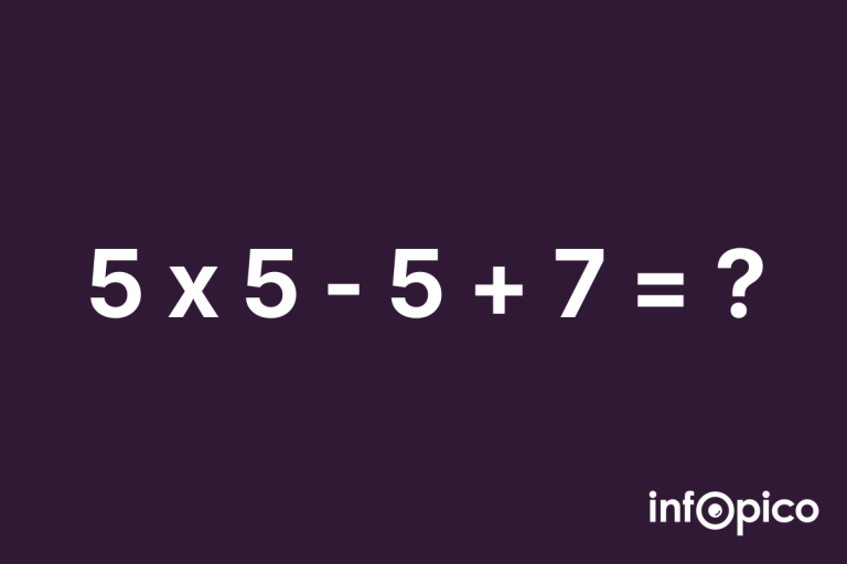 Reto del día: ¿cuánto es 5 x 5 – 5 + 7? ¡Demuestra tu agilidad mental!