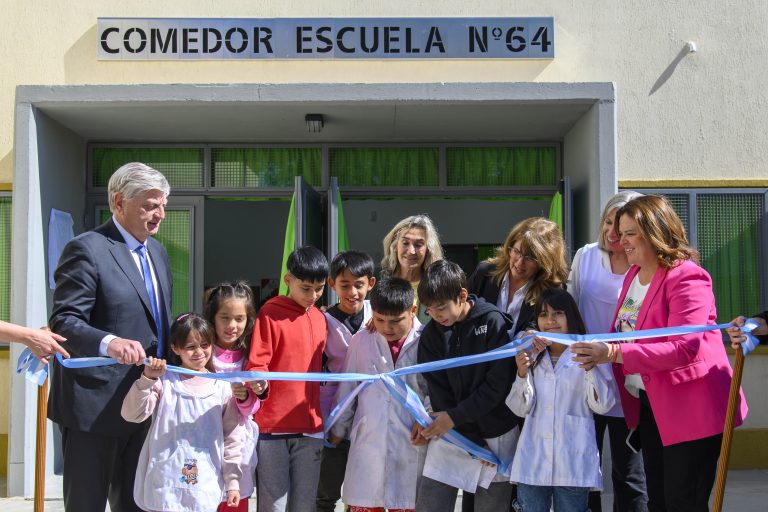 Ziliotto inauguró obras en la escuela 64 y anunció inversiones por $20 mil millones en educación