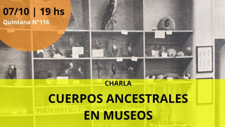 Charla sobre cuerpos ancestrales en el Museo Provincial de Historia Natural
