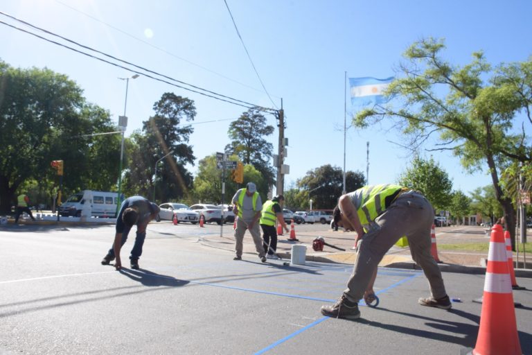 Anuncian cortes en la Avenida San Martín por la señalización de la nueva bicisenda